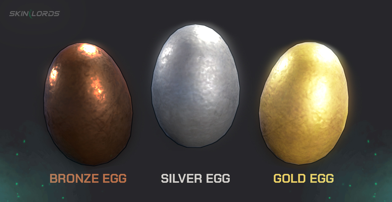 rust easter event cash out bronze egg silver egg and gold egg