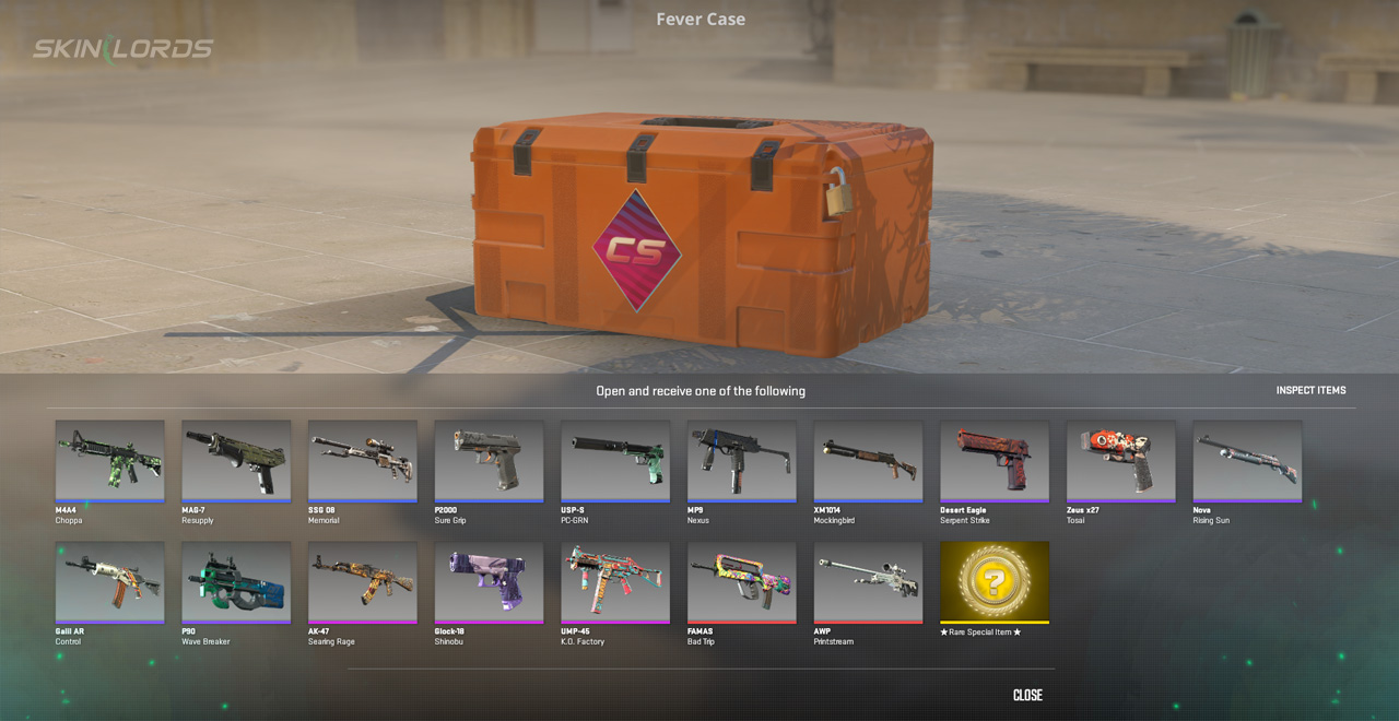 new cs2 case fever case