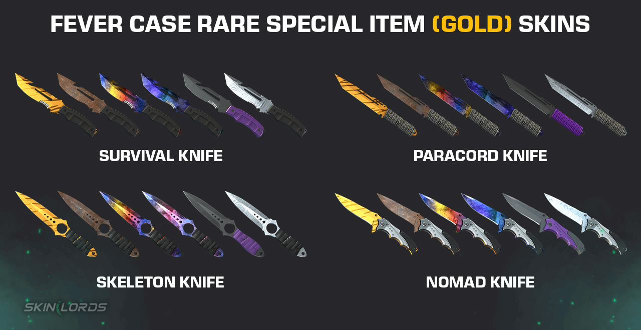 Fever Case Rare Special Item (Gold) Skins - New CS2 Knives!