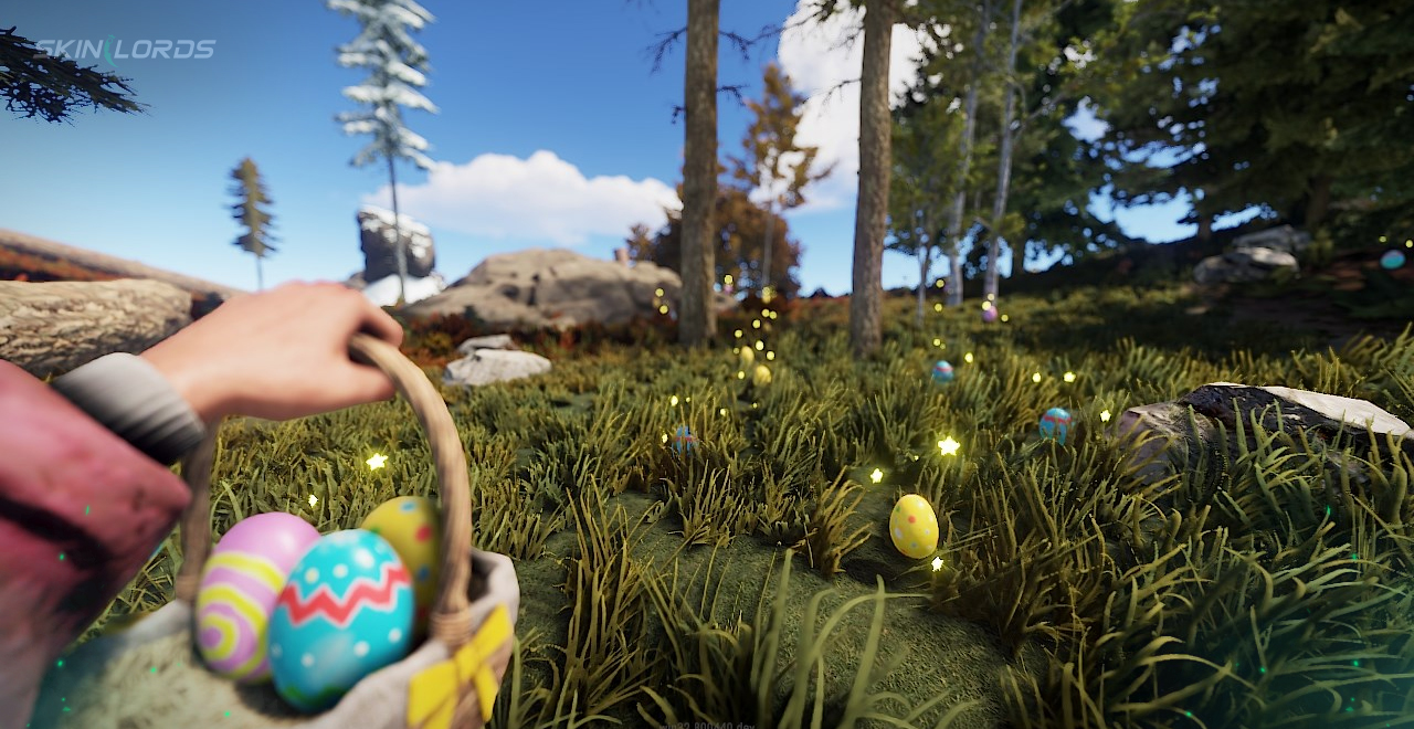rust easter event how to collect eggs