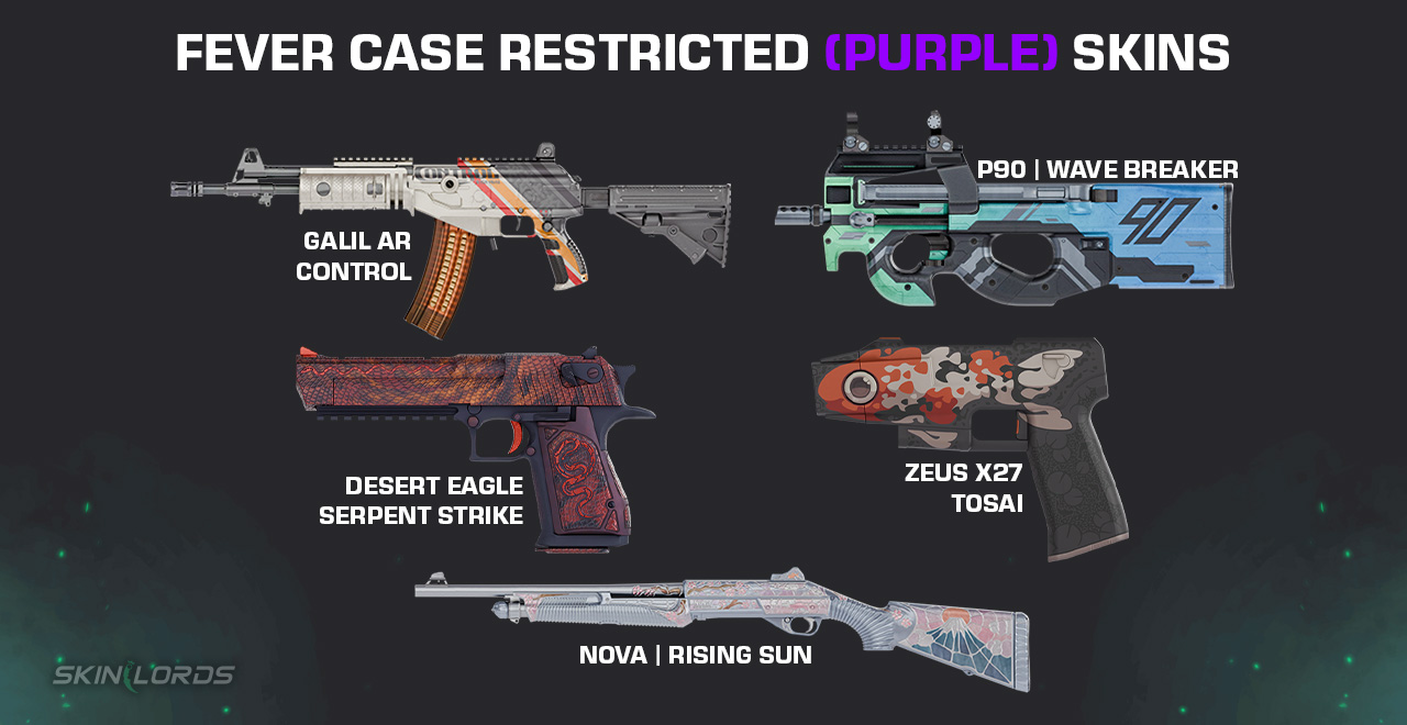 Fever Case Restricted (Purple) Skins