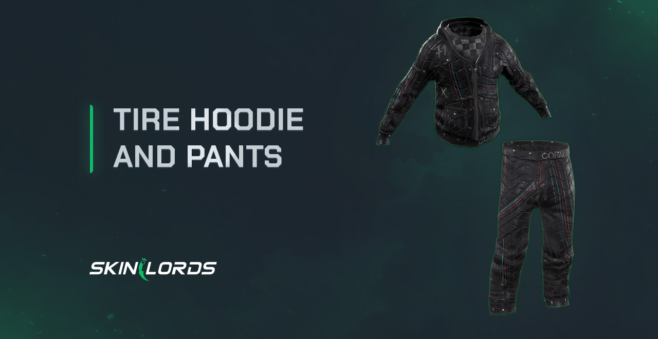 Tire Hoodie and Pants rust