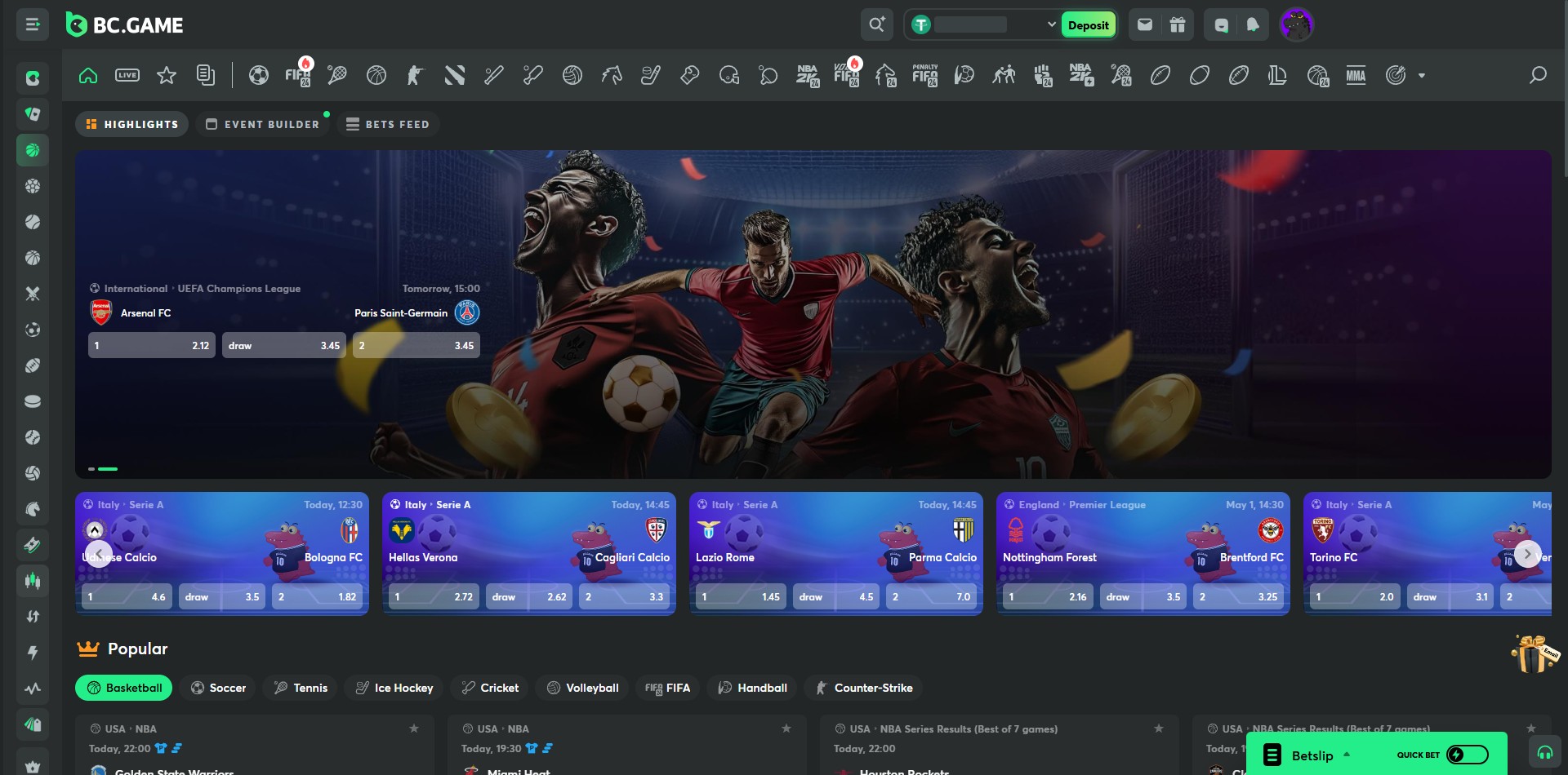 BCGame Sportsbook