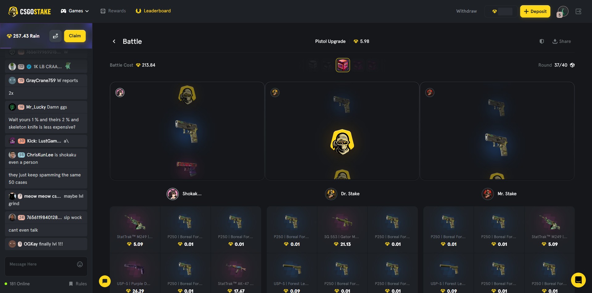 CSGOStake Case Opening Battles