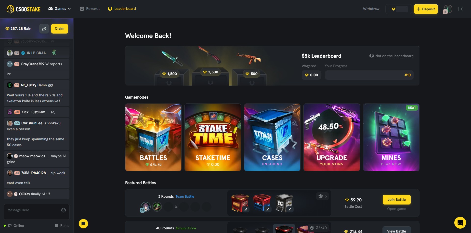 CSGOStake.com Home