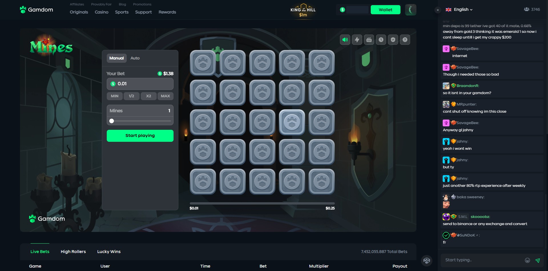 Gamdom Mines Original Game