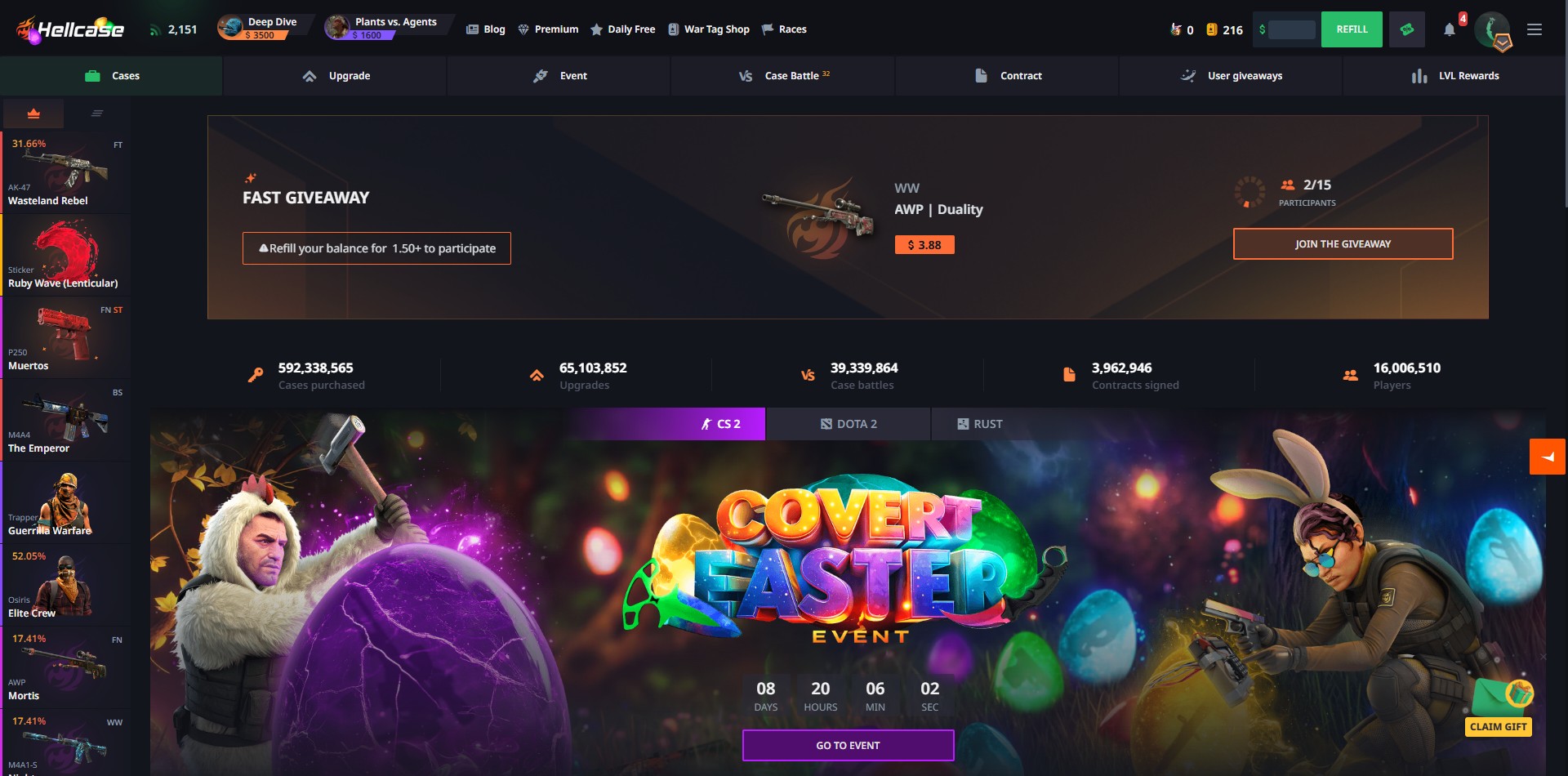 Hellcase.com Home