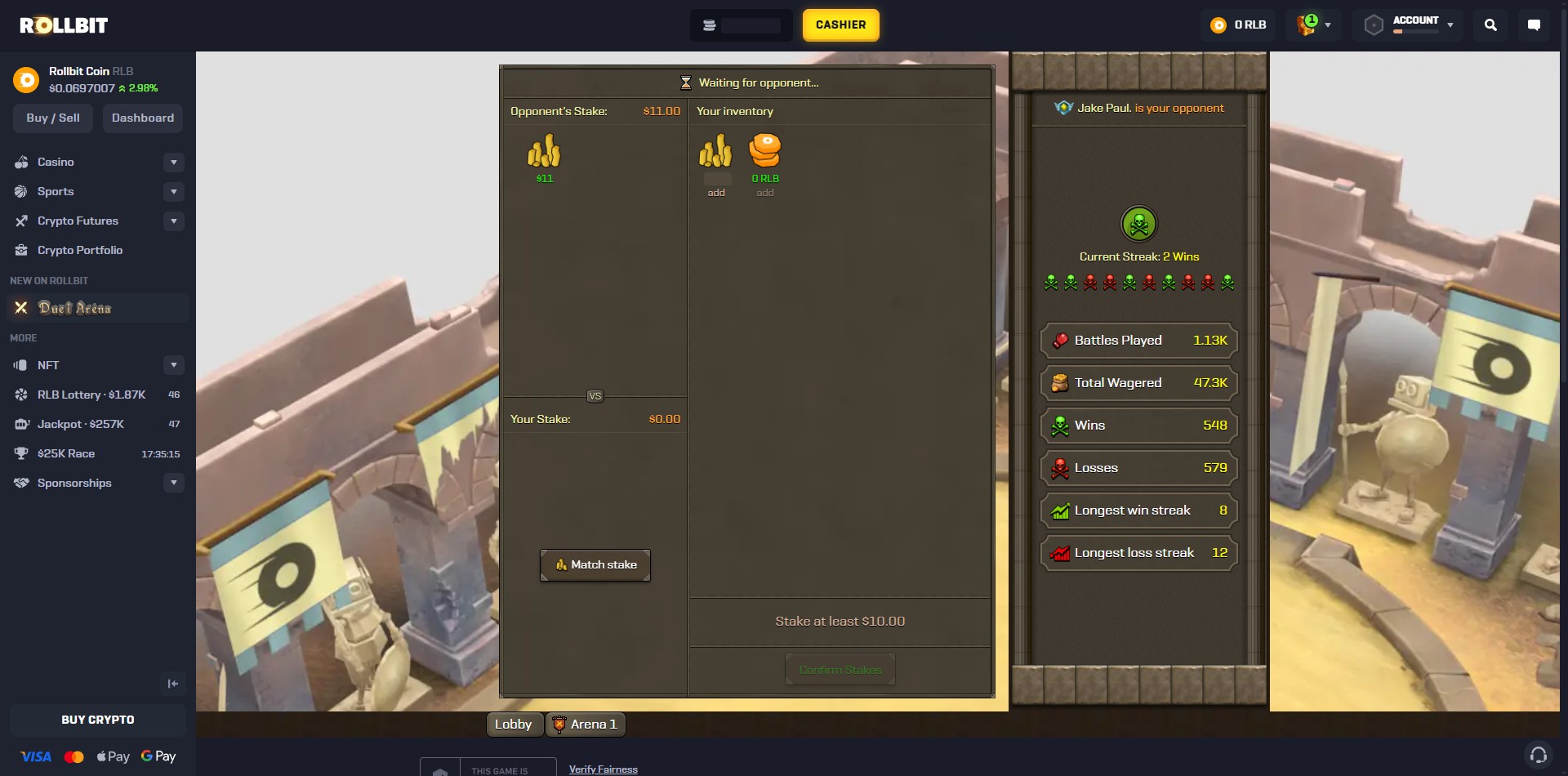Rollbit Duel Arena