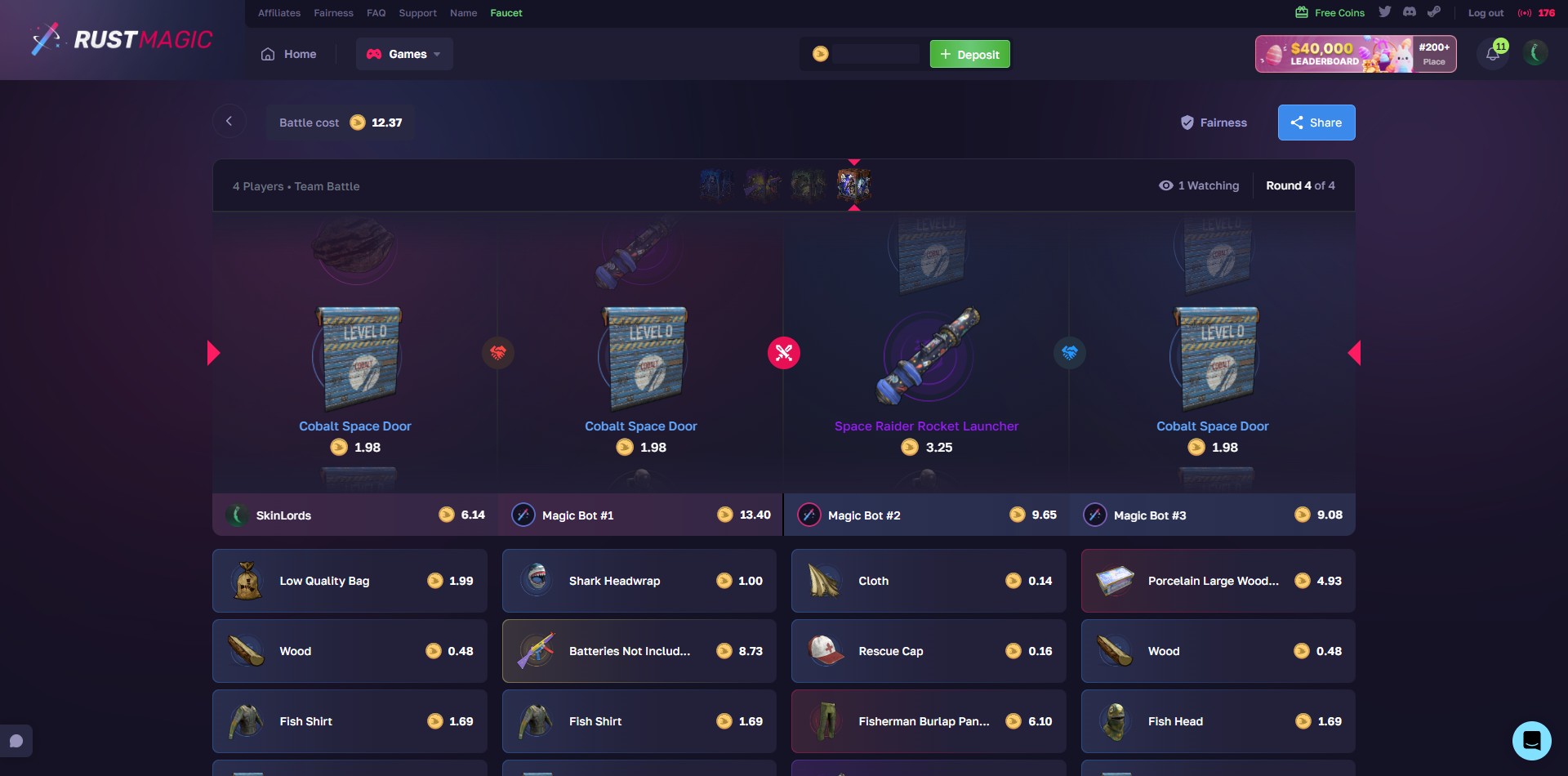 RustMagic Case Opening Battles