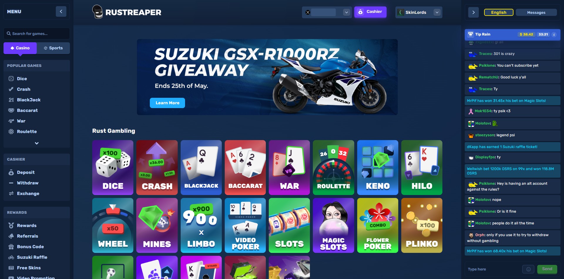 RustReaper.com Home