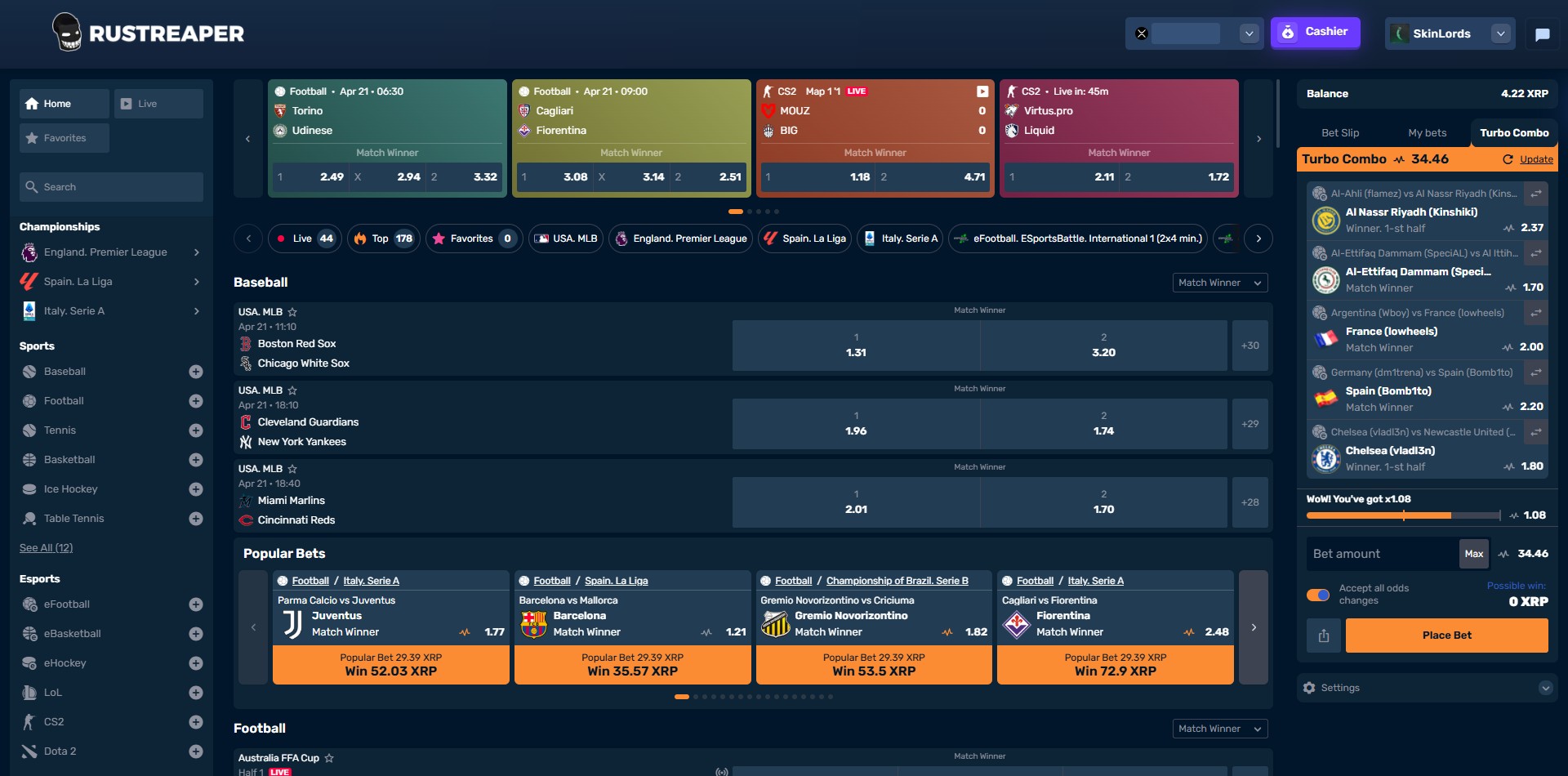 RustReaper Sportsbook
