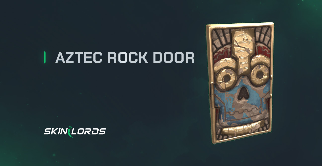 Rust Aztec Rock Door
