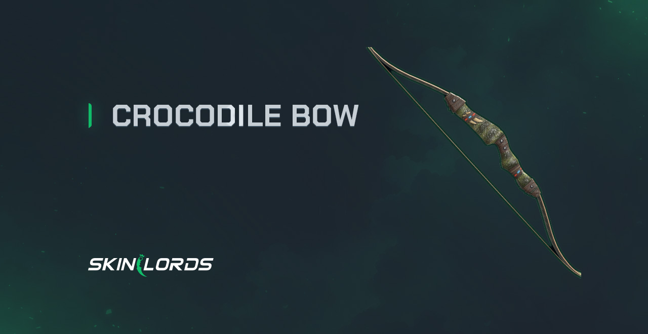 Rust Crocodile Bow