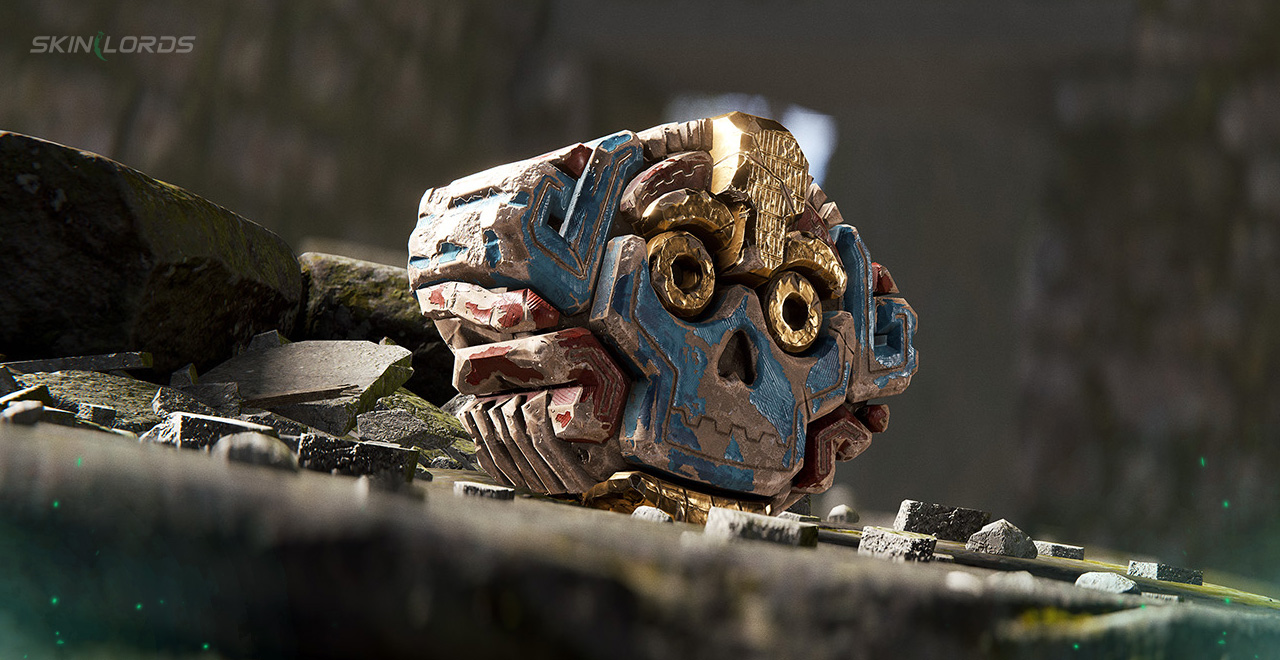 Rust Jungle Idol Rock Skin