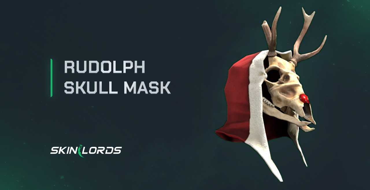 Rust Rudolph Skull Mask