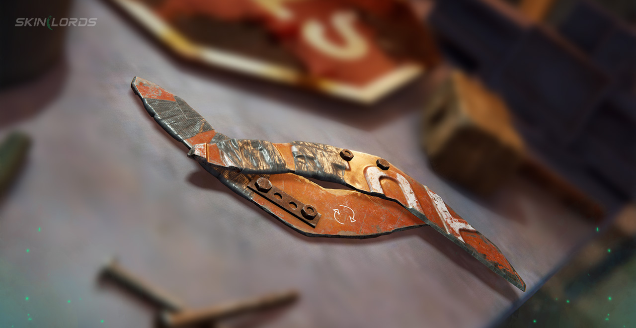 Rust Boomerang Weapon