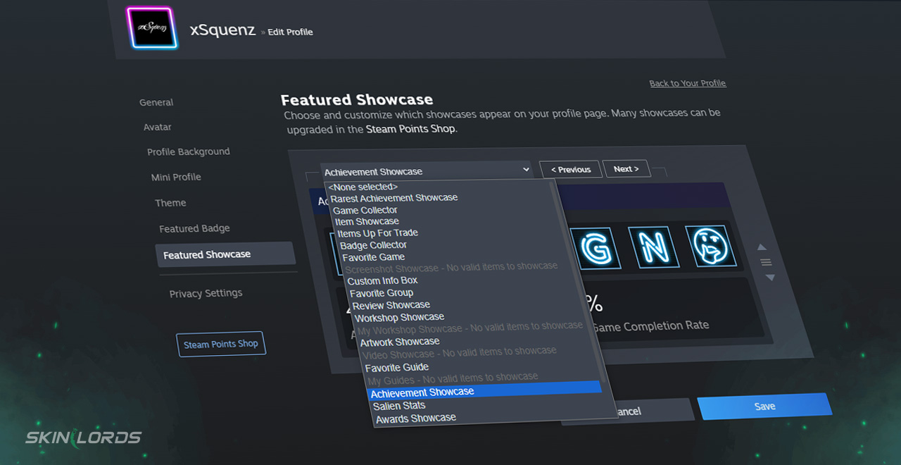 What Steam Showcases Can I Make?