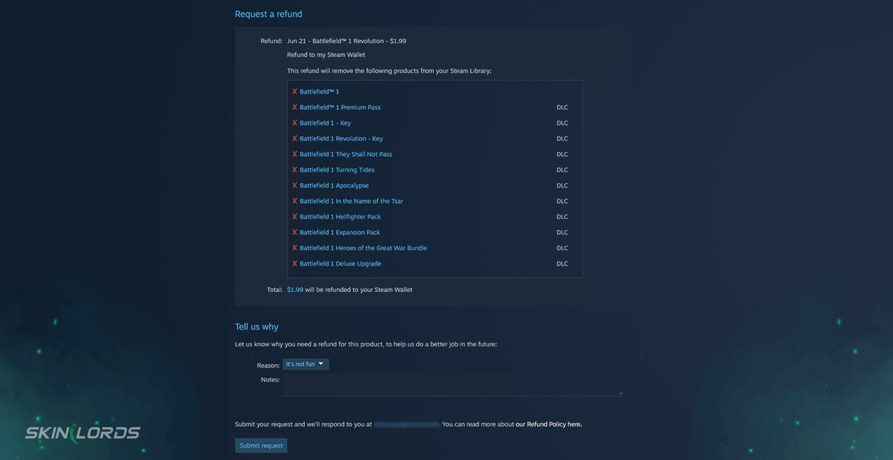 how to get a steam refund slide 5