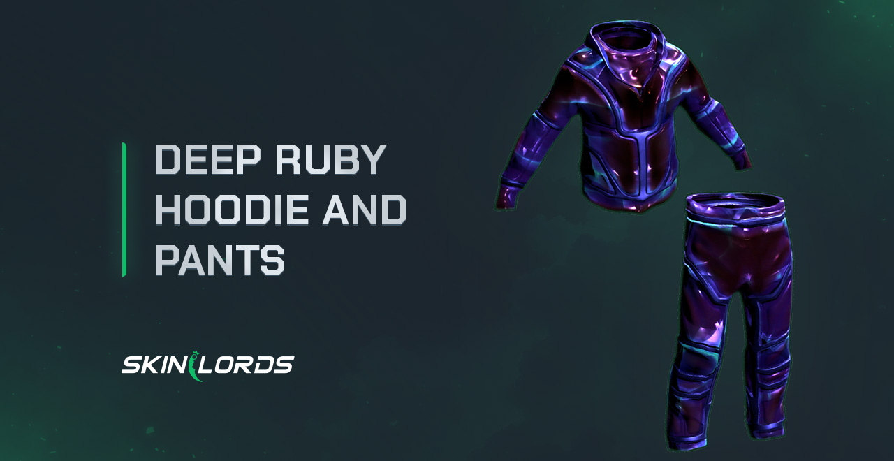 Deep Ruby Hoodie and Pants rust item store