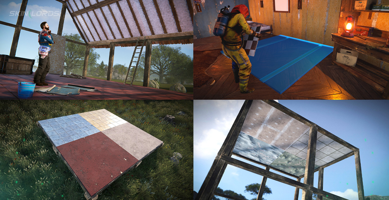 Floor & Ceiling Wall Paper DLC rust update
