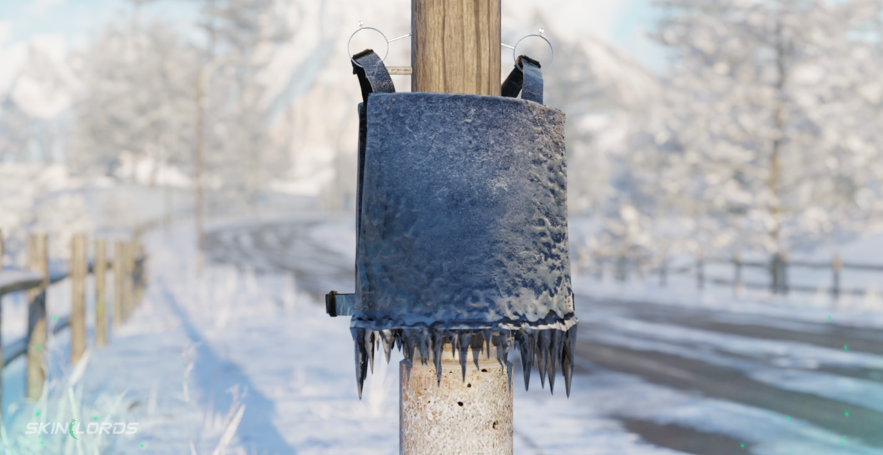 Ice Metal Chestplate from rust Ice King Pack