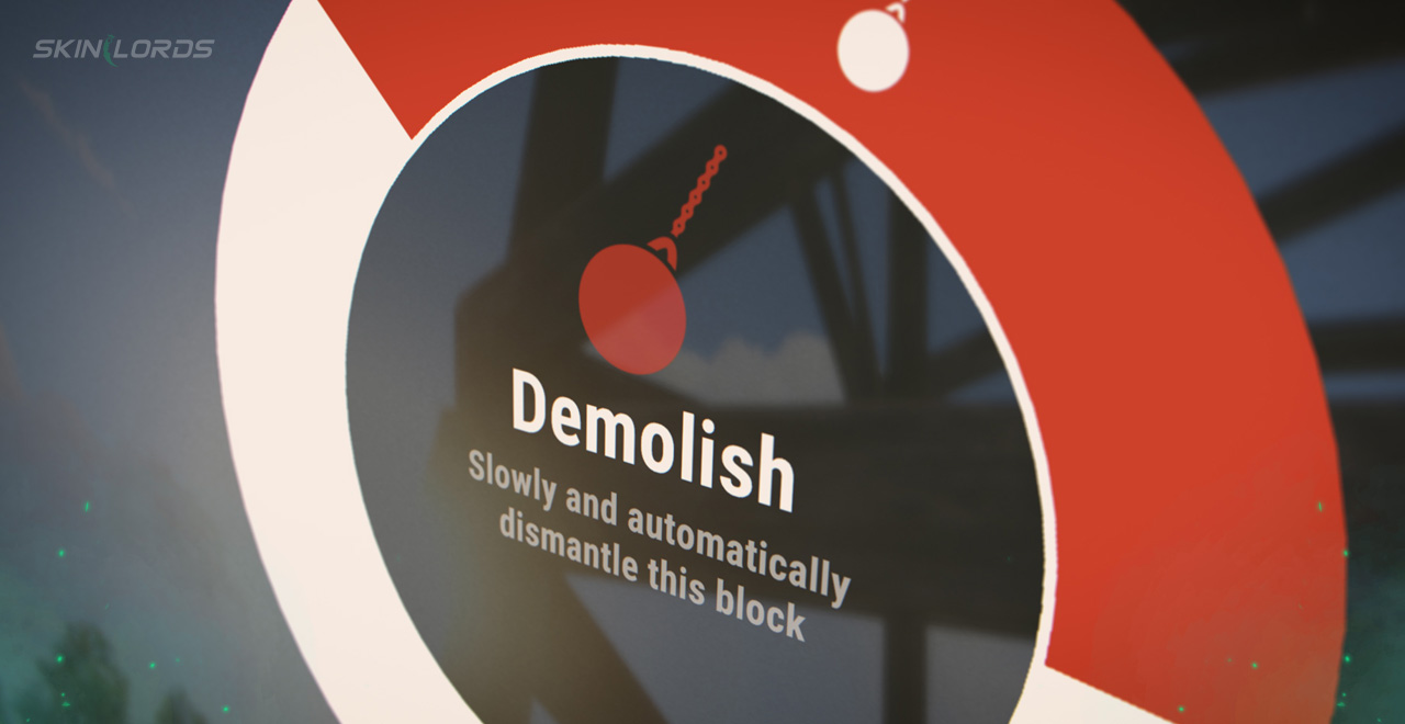 Large Item Demolition rust update
