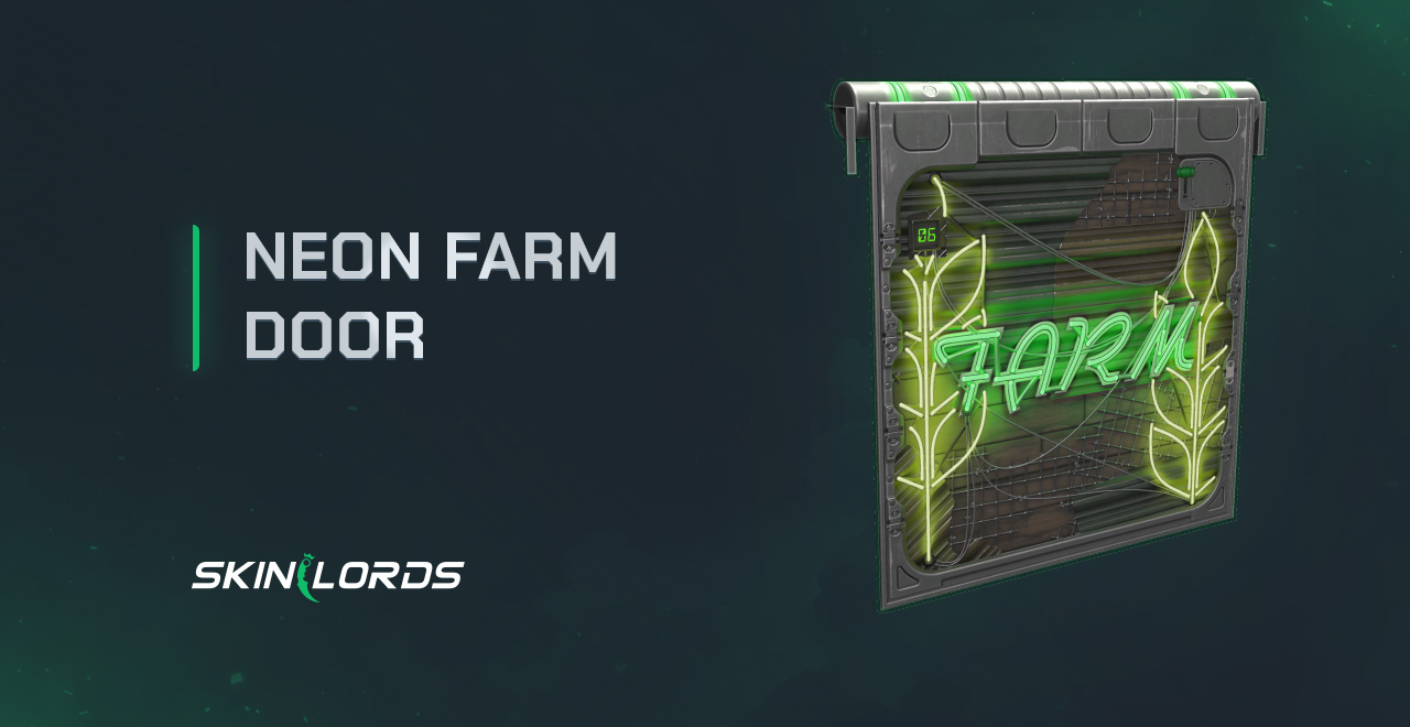 Neon Farm Door
