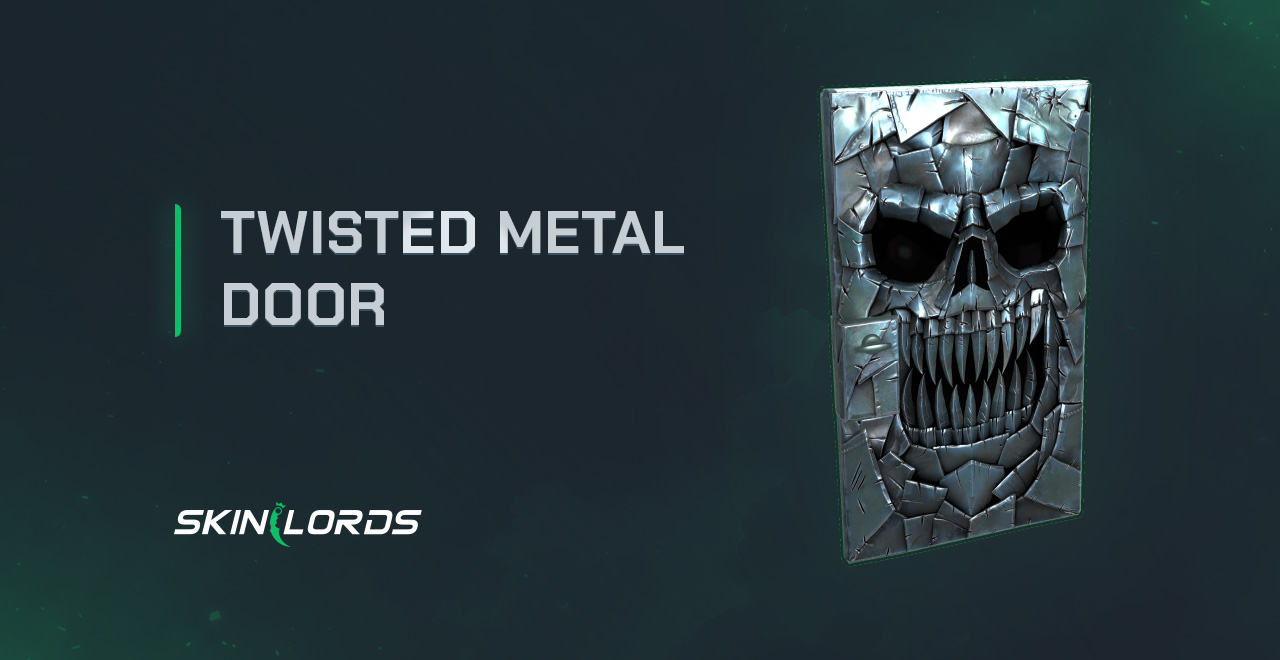 Twisted Metal Door rust