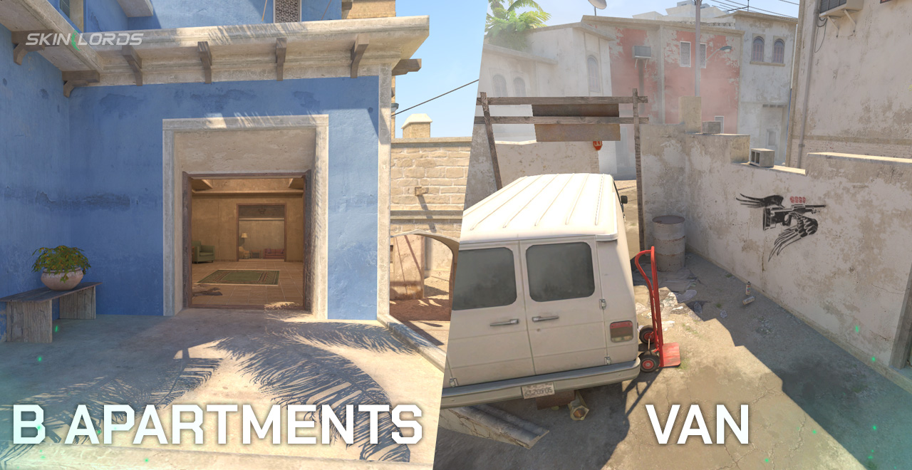 mirage b site apartments and van