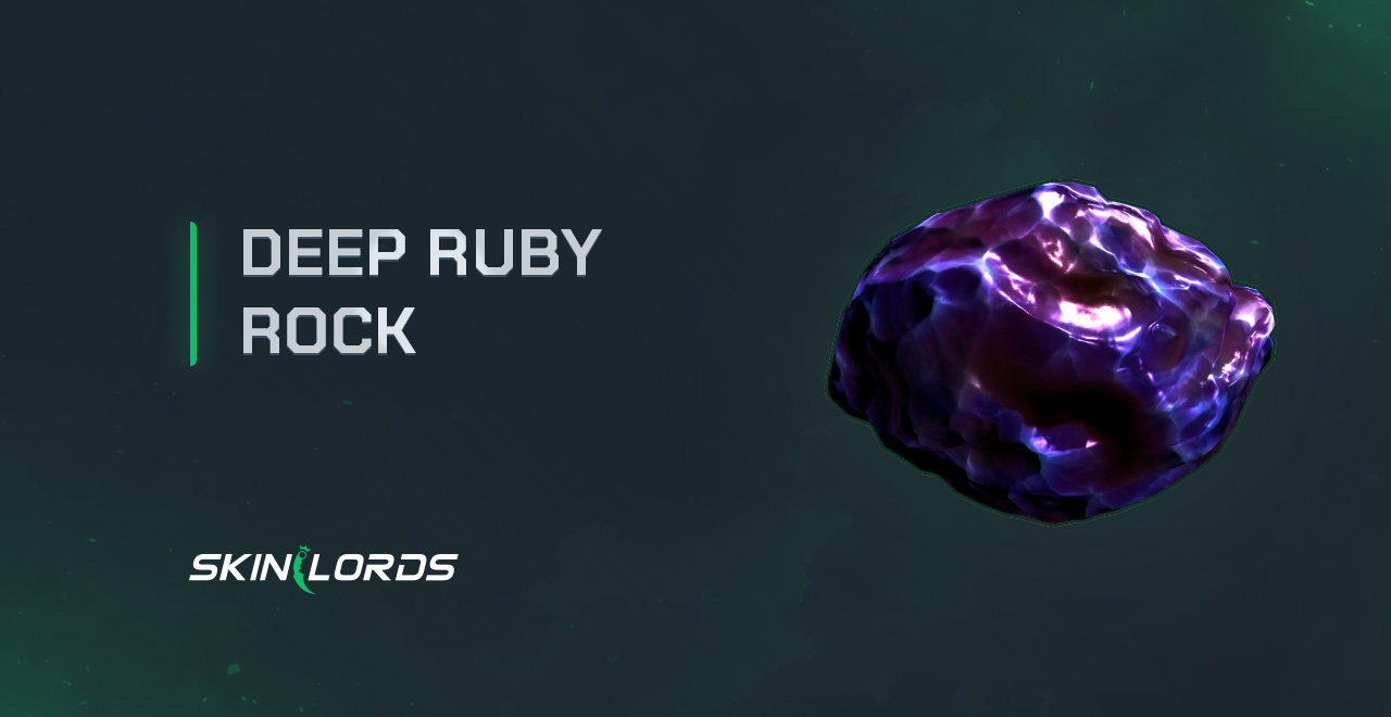 Deep Ruby Rock rust item store