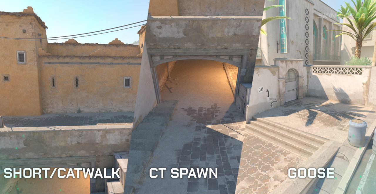 cs2 dust 2 short catwalk ct spawn goose