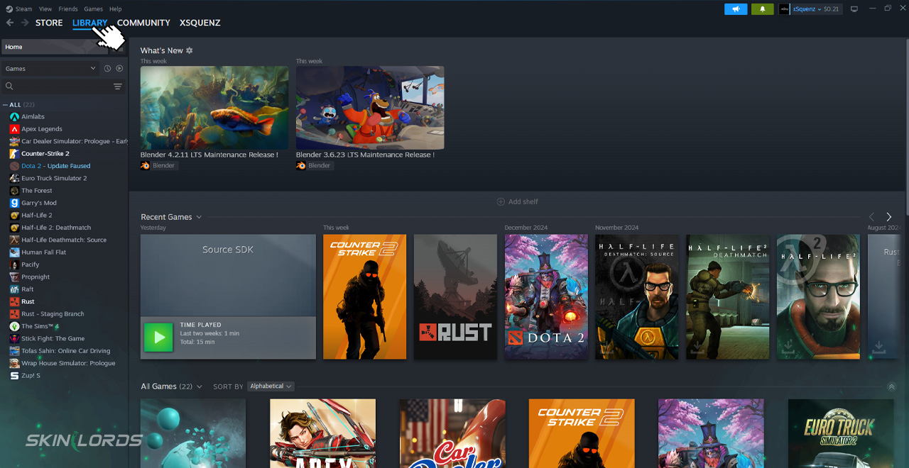 how to hide steam games