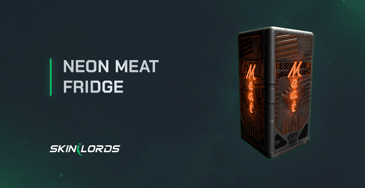 Neon Meat Fridge rust item store