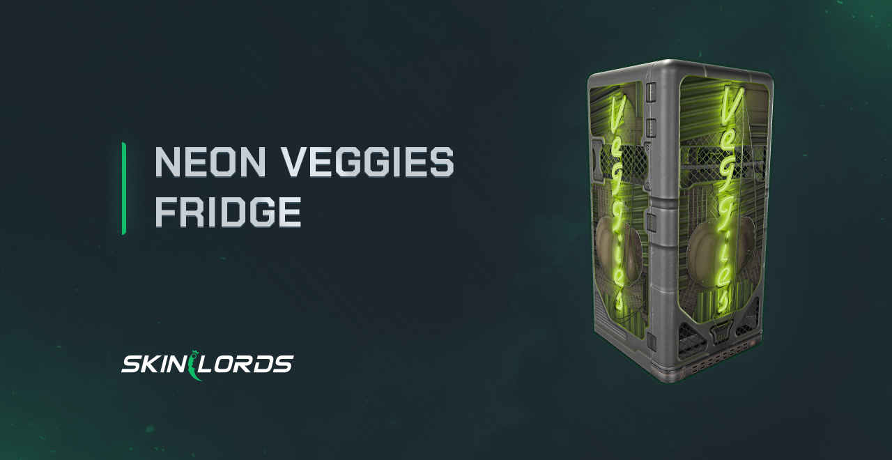 Neon Veggies Fridge