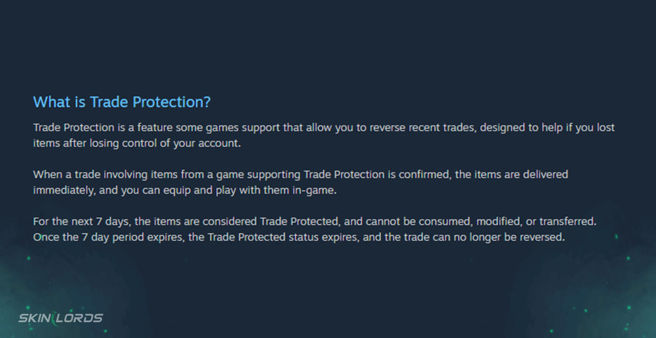 what is trade protection cs2