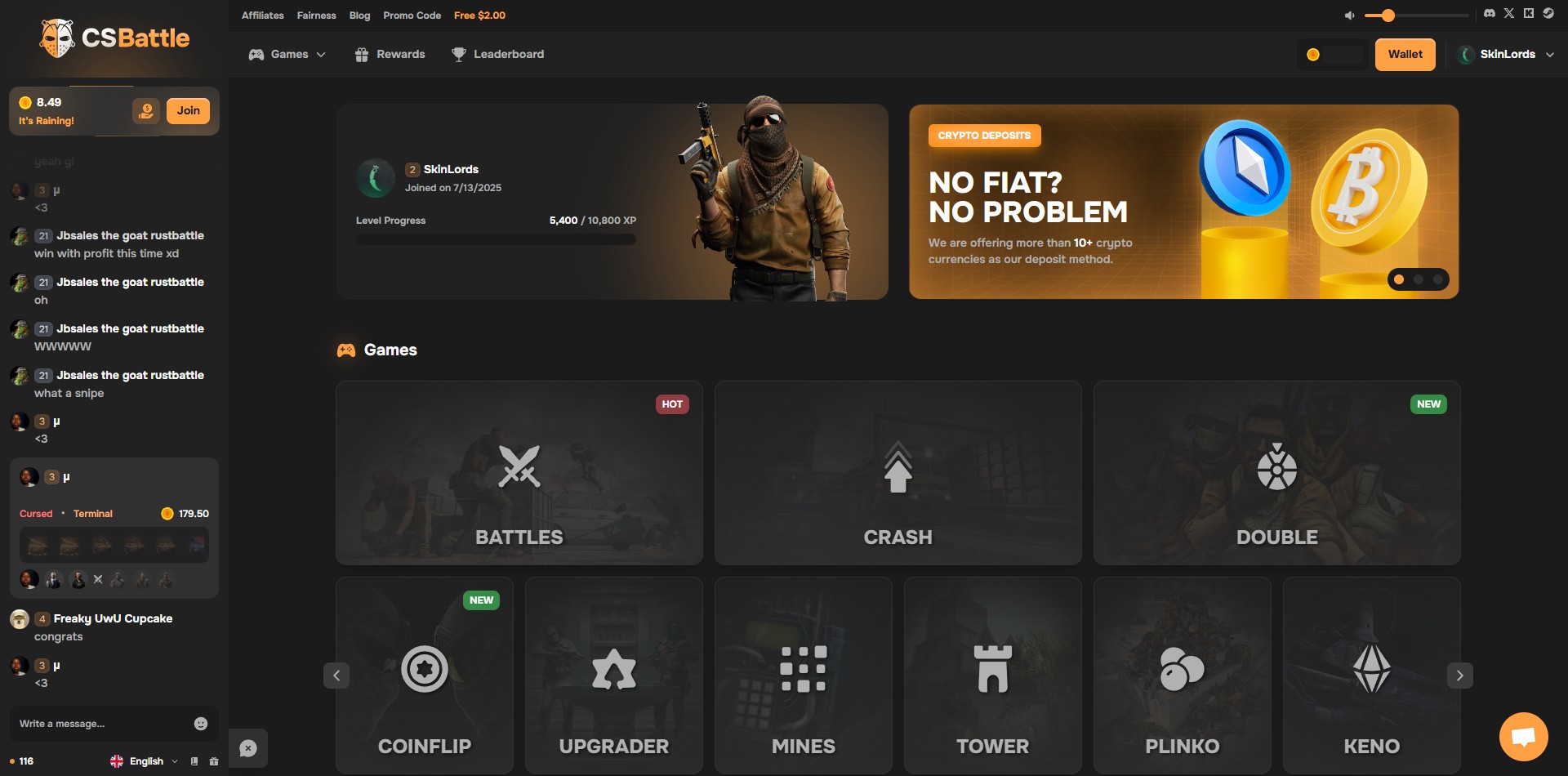 CSBattle Home