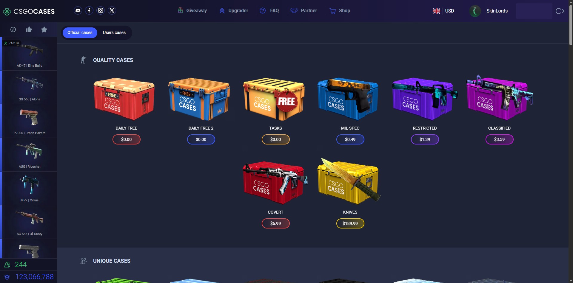 CSGOCases.com Official