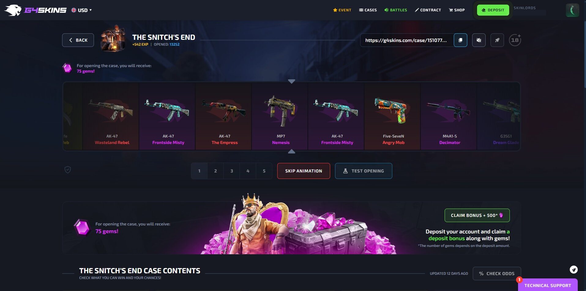 G4Skins Case Opening