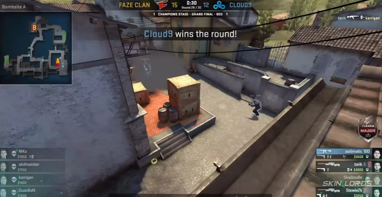 faze vs cloud9 eleague major final