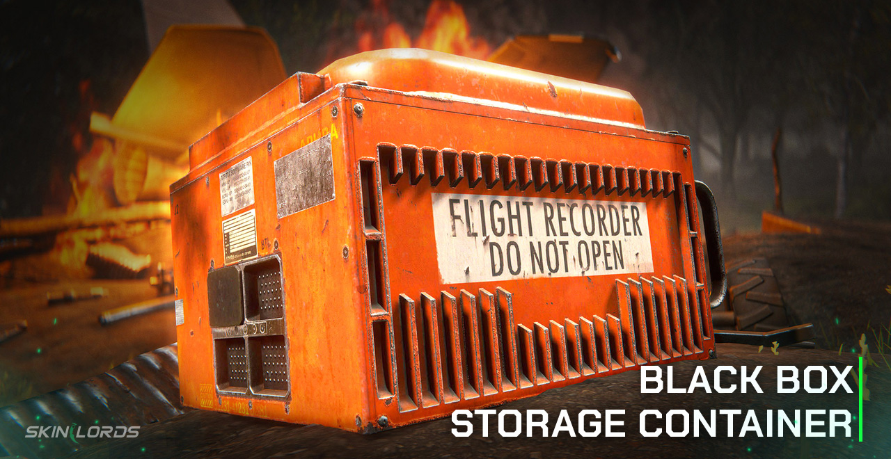 Black Box Storage Container rust pilot pack