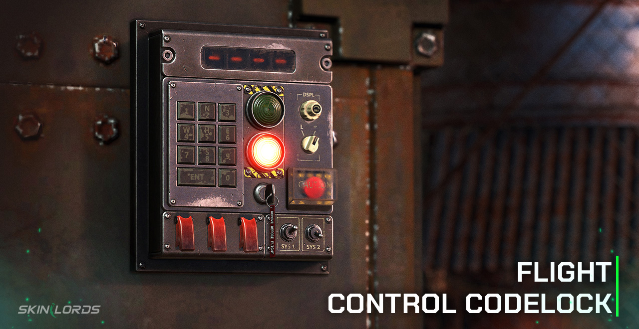 Flight Control Codelock rust pilot pack dlc