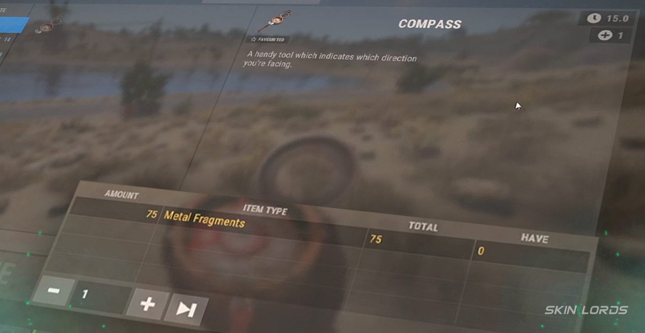 how to craft rust hardcore compass