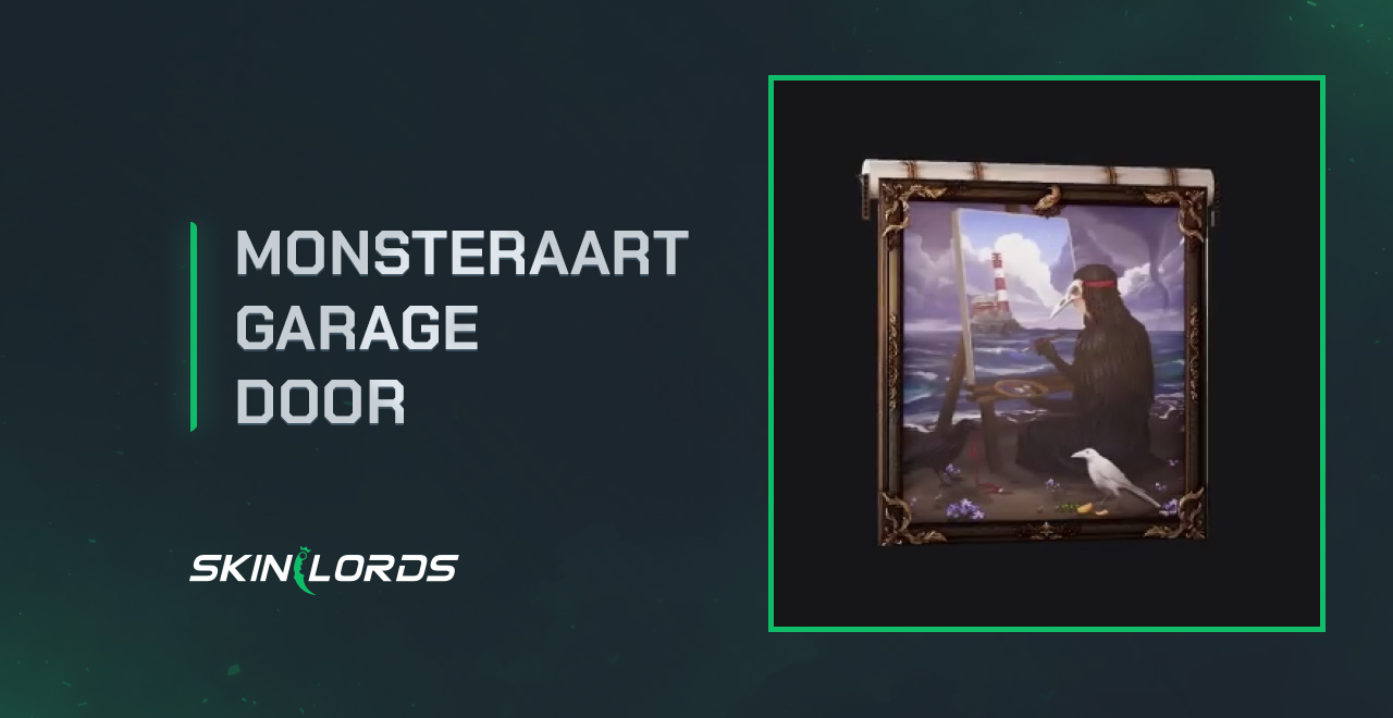 Monsteraart Garage Door rust twitch drops