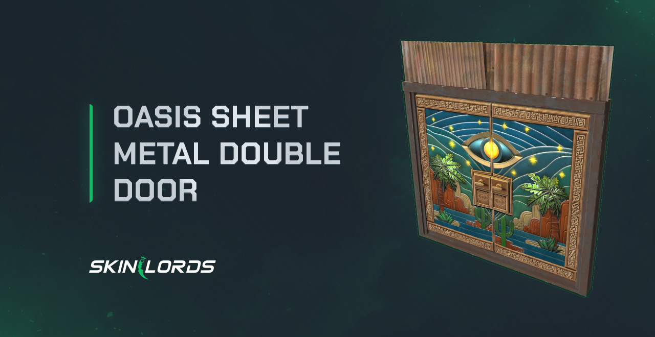 Oasis Sheet Metal Double Door rust item store