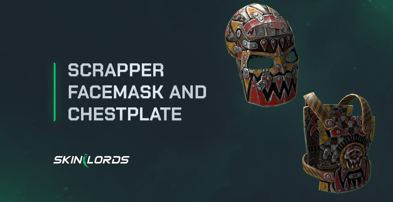 Scrapper Facemask & Chestplate rust item store