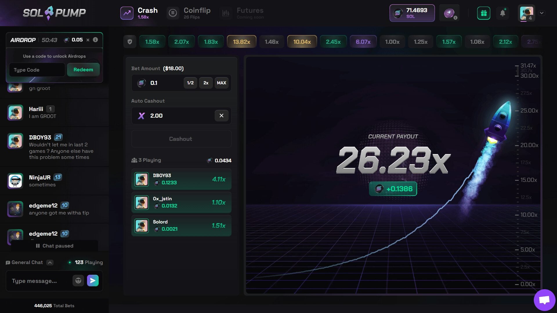 solpump crash win