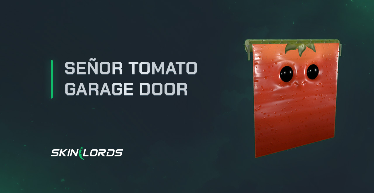 Señor Tomato Garage Door rust item store