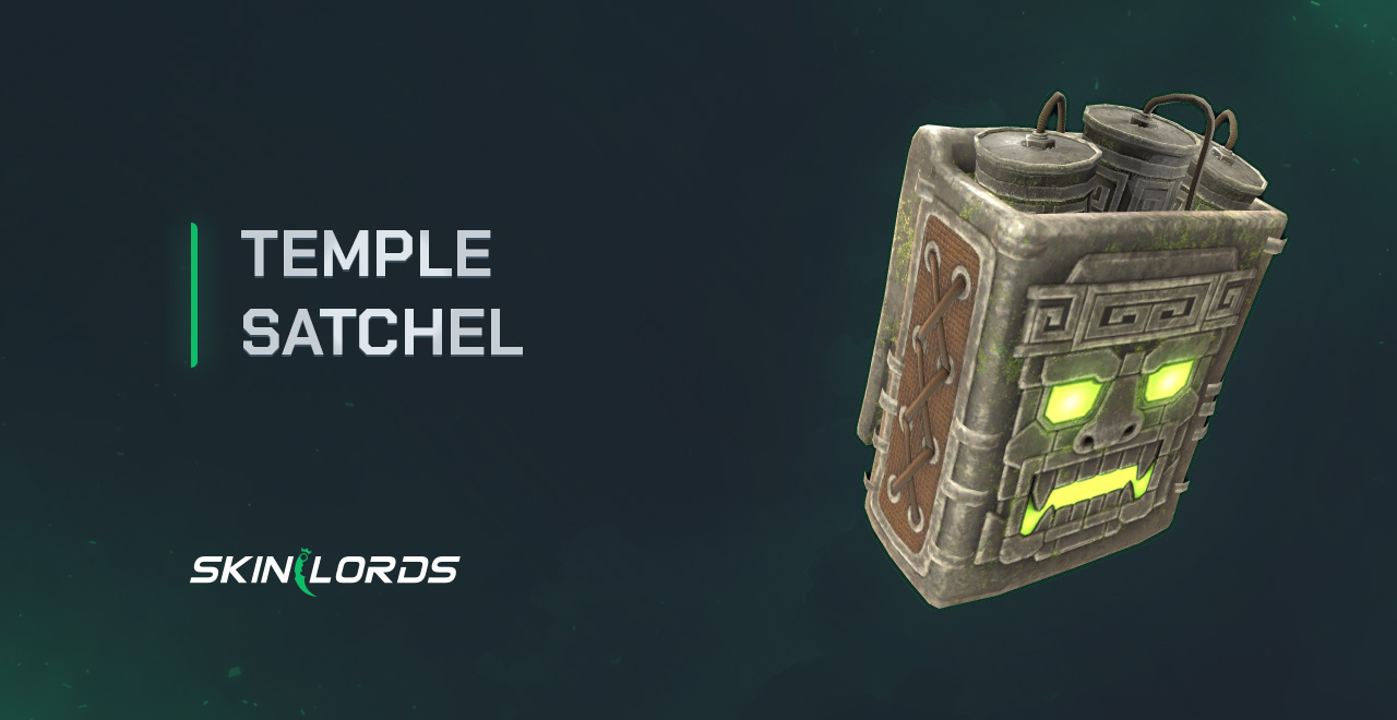 Temple Satchel rust item store