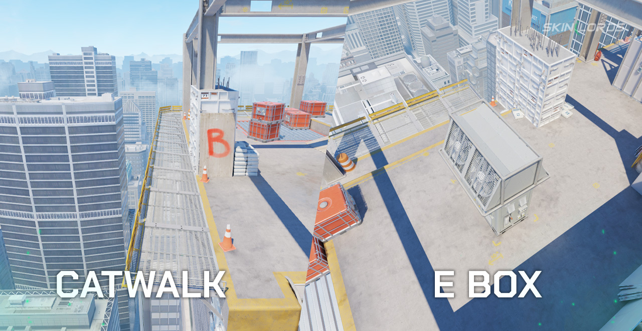 vertigo cs2 catwalk and e box on b site