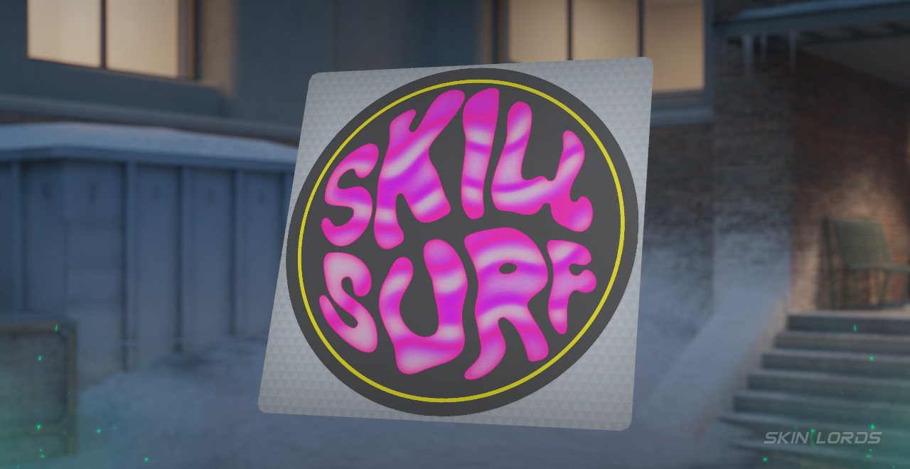 Bubble Gum Skill Surf (Holo) sticker